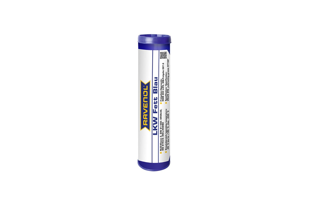 Смазка RAVENOL LKW Fett Blau 0.4 кг, new 1340117-400-04-999 - выгодная ...