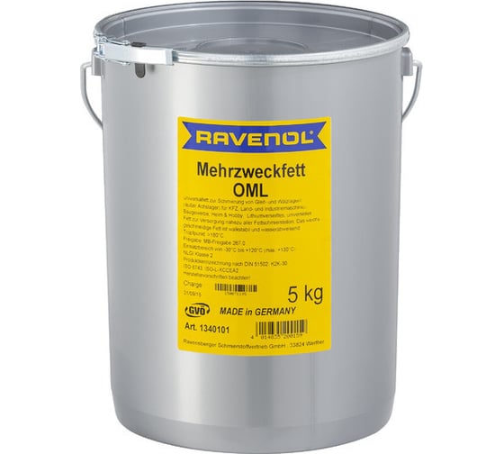 Смазка RAVENOL Mehrzweckfett OML, 5кг 1340101-005-03-000