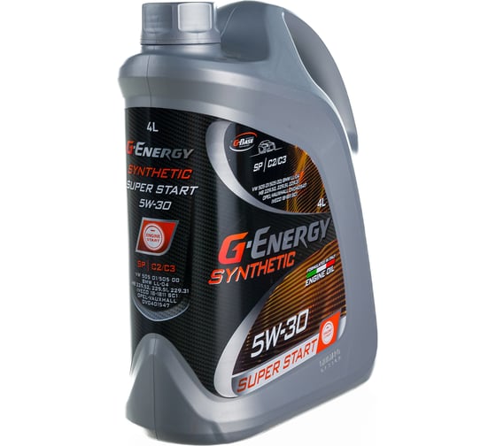 Масло SynthSuperStart 5W-30 4л G-Energy 253142400