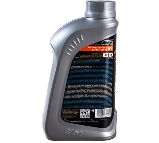 Масло G-ENERGY Synthetic Far East 5W-30 1л 253142414