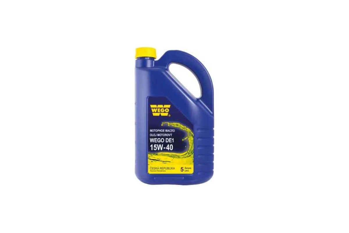 Моторное масло WEGO DE1 15W-40, CF-4/SG, 5л (4,42кг) g 4650063112606 ...