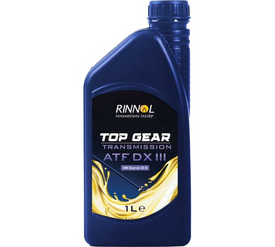 Трансмиссионное минеральное масло RINNOL TOP GEAR ATF DX III, 1 л 192339