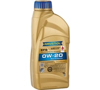 Моторное масло RAVENOL EFS EcoFullSynth SAE 0W-20, 1 л 1111105-001-01-999