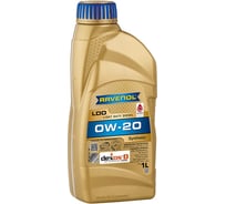 Моторное масло RAVENOL LDD Light Duty Diesel SAE 0W-20, 1 л 1121107-001-01-999