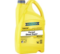Моторное масло RAVENOL Formel Diesel Super SAE 10W-30, 5 л 1123205-005-01-999