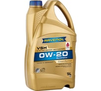 Моторное масло RAVENOL VSH SAE 0W-20, 5 л 1111154-005-01-999