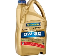 Моторное масло RAVENOL DFE SAE 0W-20, 5 л 4+1 1111109-A05-01-999