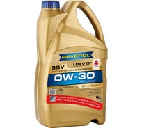 Моторное масло RAVENOL SSV Fuel Economy SAE 0W-30, ( 5л) 4+1 1111145-A05-01-909