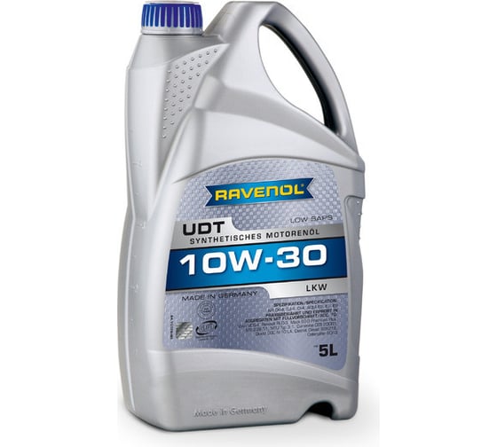 Моторное масло RAVENOL UDT Ultra Duty Truck SAE 10W-30, 5 л 1121110-005-01-999