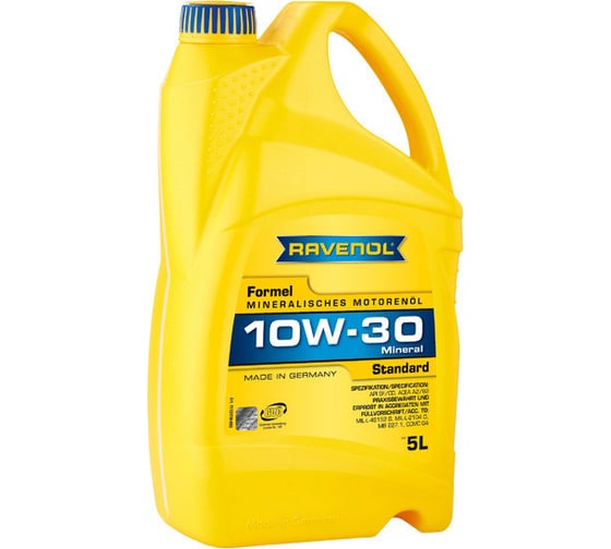 Моторное масло RAVENOL Formel Standard SAE 10W-30, 5 л 1113110-005-01-999
