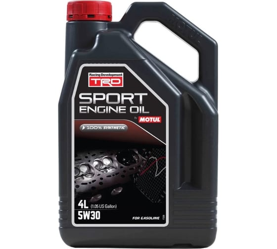 Моторное масло MOTUL TRD SPORT ENGINE OIL 5W30, GASOLINE, 4 л 110940 1