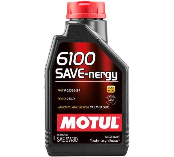 Моторное масло MOTUL 6100 SAVE-NERGY 5W30, 4 л 112128