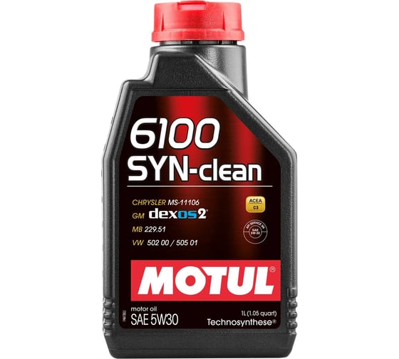 Моторное масло MOTUL 6100 SYN-CLEAN 5W30 112133 1