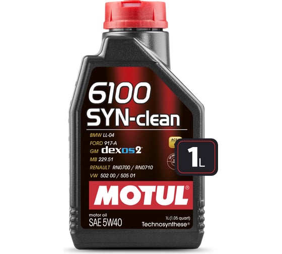 Моторное масло MOTUL 6100 SYN-CLEAN 5W30 112133
