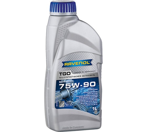 Трансмиссионное масло RAVENOL TGO SAE 75W-90, GL-5, 1 л 1222105-001-01-999 1