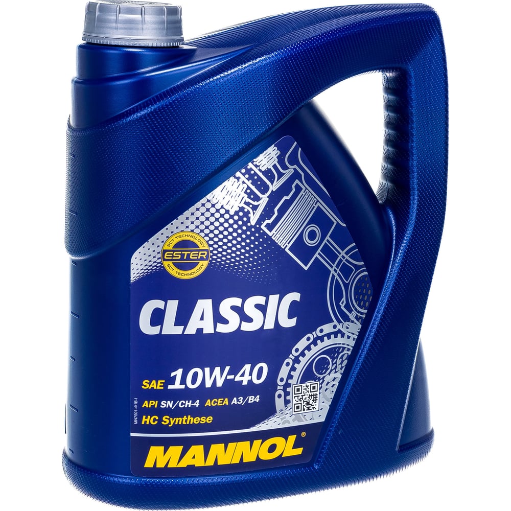 Моторное масло MANNOL Classic 10W-40 Полусинтетическое 4 л