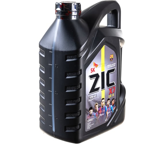 Моторное масло синтетическое X7 LS 10w40, 4л ZIC 162620 - выгодная