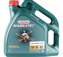 Моторное масло синтетическое Magnatec 5w30 А5, 4 л Castrol 15583D