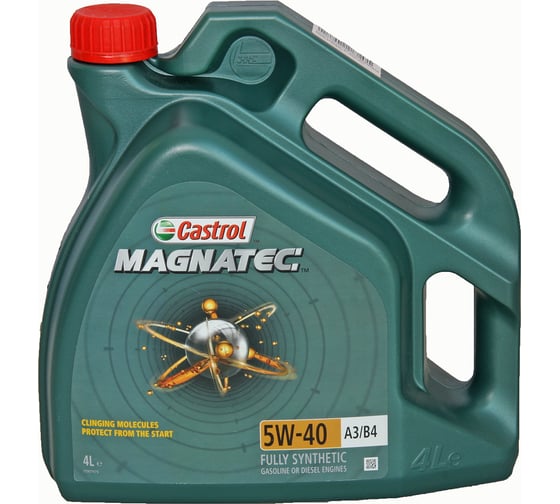 Моторное масло синтетическое Magnatec 5w40 A3/B4, 4 л Castrol 156E9E 1