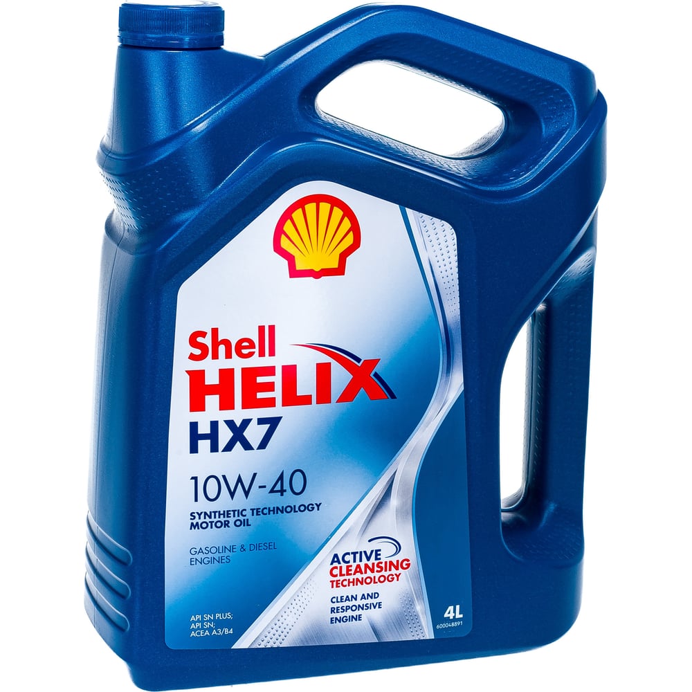 Моторное масло полусинтетическое SHELL Helix HX7 10w40 550070333