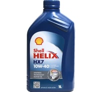 Моторное масло полусинтетическое Helix HX7 10w40, 1л Shell 550051574