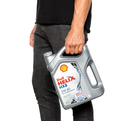 Моторное масло Синтетическое Helix HX8 Synthetic 5w40, 4 л Shell 550040295