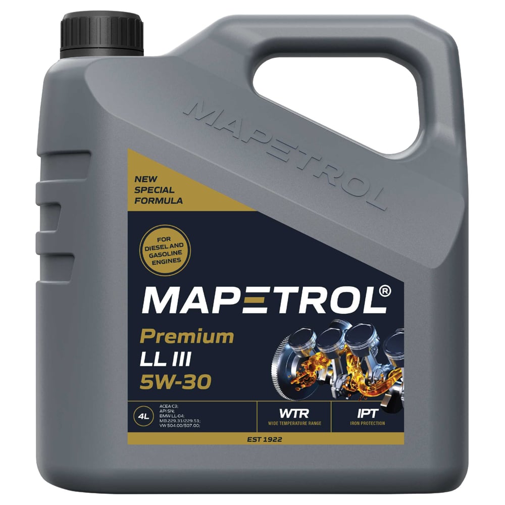 Моторное масло MAPETROL PREMIUM LL III 5W-30 4л MAP0024 - выгодная цена ...