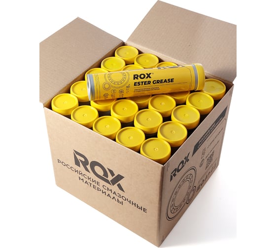 Синтетическая эфирная смазка ROX ESTER GREASE коробка 25 туб R615