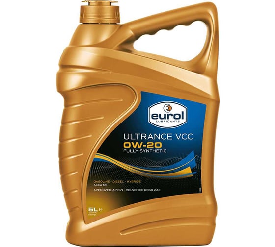 Моторное масло EUROL Ultrance VCC 0W-20, 5 л E100017-5L 1