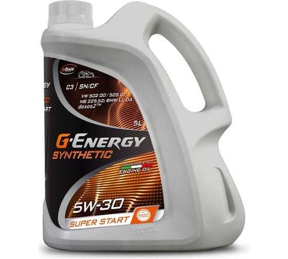 Масло SynthSuperStart 5W-30 5 л G-Energy 253142401