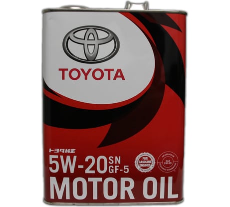 Моторное масло TOYOTA MOTOR OIL 5W-20 4л, Япония 08880-10605
