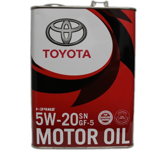 Моторное масло TOYOTA MOTOR OIL 5W-20 4л, Япония 08880-10605