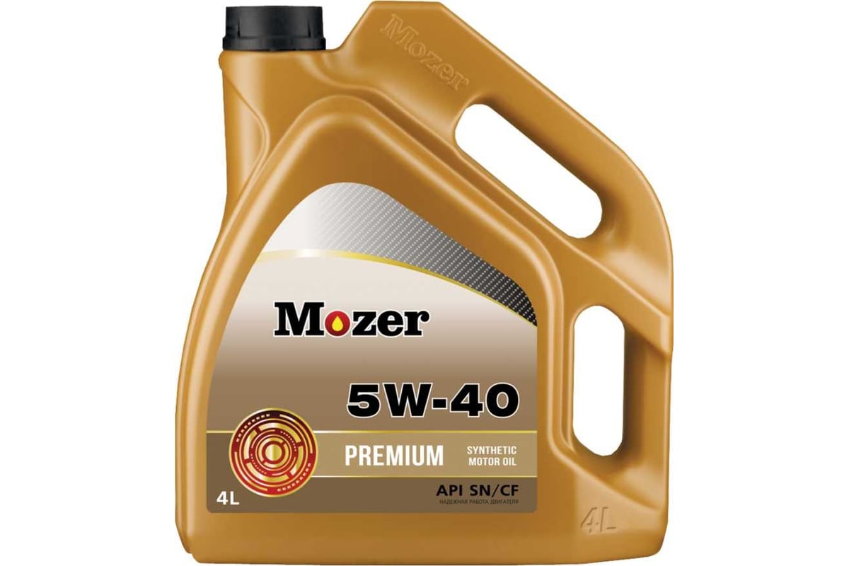 Моторное масло MOZER Premium SAE 5w-40 API SN/CF, канистра 4 л 4636250