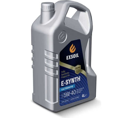 Моторное масло EXSOIL E-SYNTH Ultimate SAE 5W-40 4 л 8350-0040