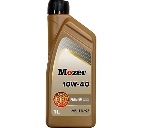 Моторное масло Mozer Premium SAE 10w-40, API SN/CF, канистра 1 л 4635352