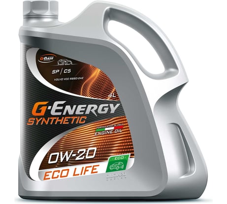 Масло G-ENERGY synthetic eco life 0w-20, 4 л 253140711