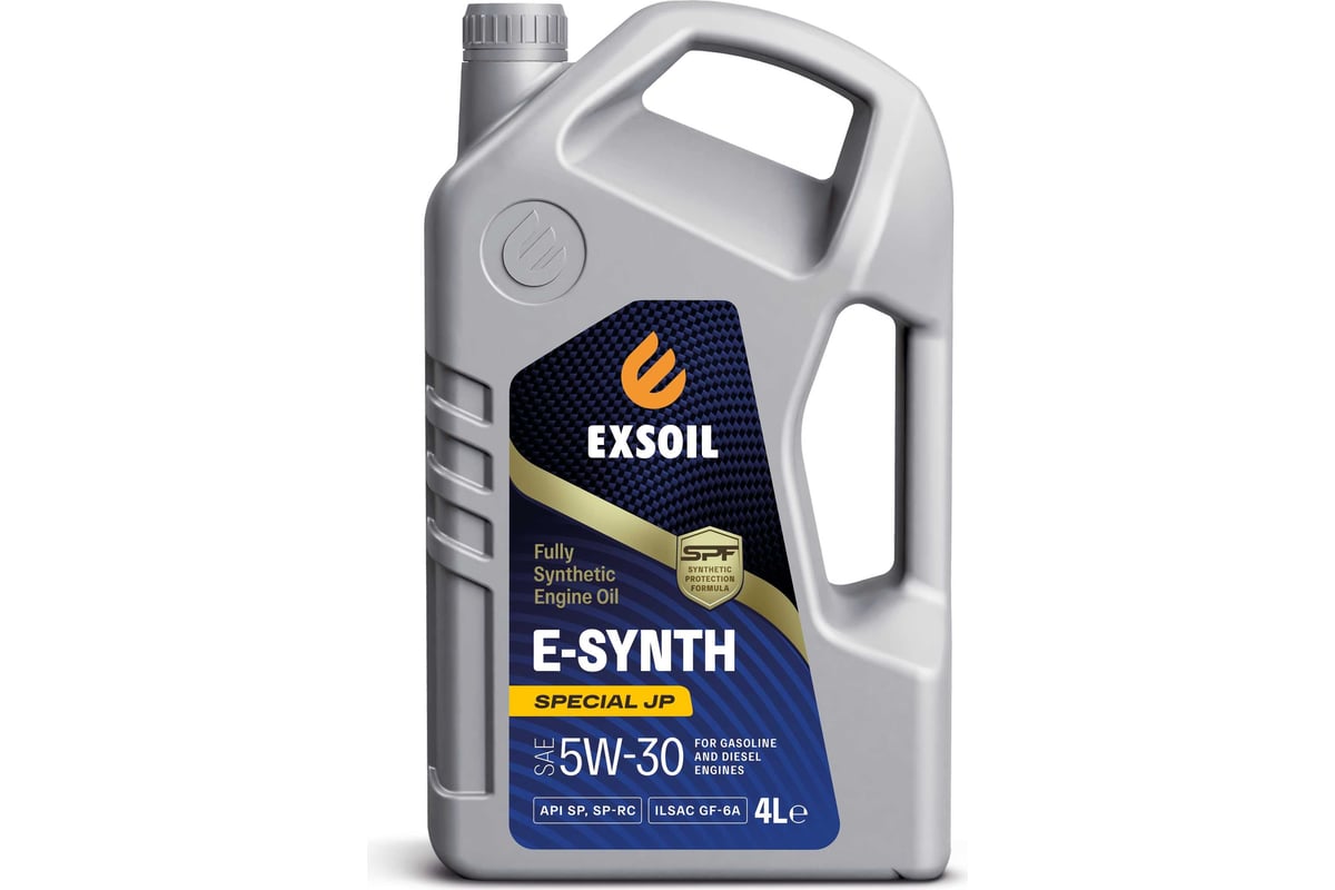 Моторное масло EXSOIL E-SYNTH Special JP SAE 5W-30 4 л 8363-0040 - выгодная  цена, отзывы, характеристики, фото - купить в Москве и РФ