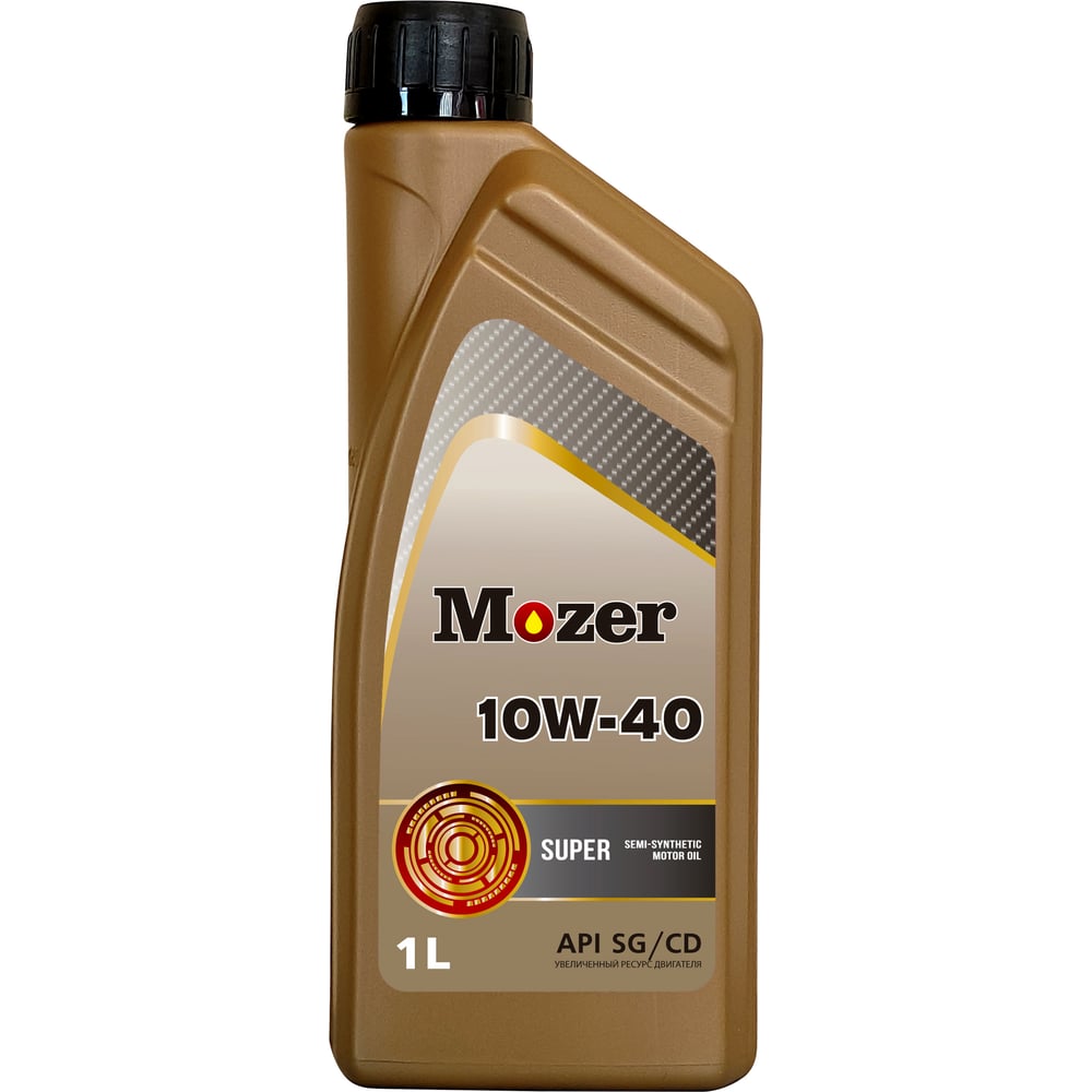 Моторное масло MOZER Super SAE 10w-40 API SG/CD, канистра 1 л 4636847 ...