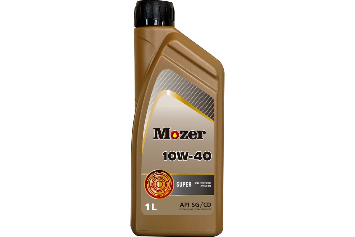 Моторное масло MOZER Super SAE 10w-40 API SG/CD, канистра 1 л 4636847