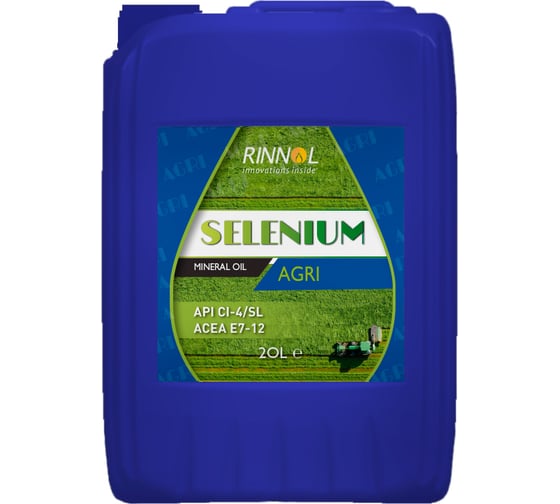 Масло для с/х техники минеральное SELENIUM AGRI T422 e20L RINNOL 100407 1