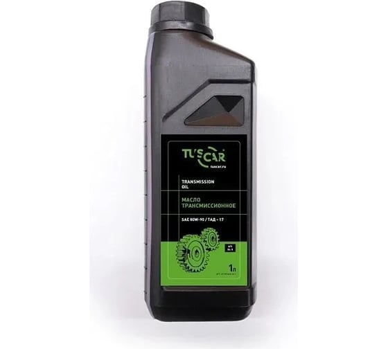 Трансмиссионное масло TUSCAR тад-17, 80w-90, gl-5, 1 л 301051065-10-1