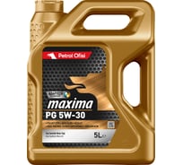 Моторное масло Petrol Ofisi MAXIMA PG 5W-30 5 литров, cинтетическое Z1373 400001373