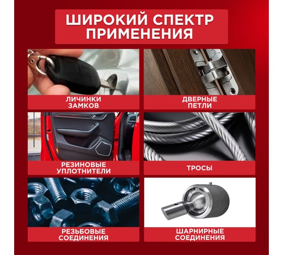 Универсальная силиконовая смазка REXANT 335 мл, аэрозоль 85-0054-2