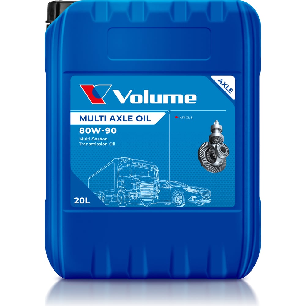 Трансмиссионное масло VOLUME Multi Axle Oil 80W-90 20 л VL88877 ...