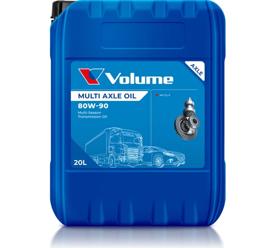 Трансмиссионное масло VOLUME Multi Axle Oil 80W-90 20 л VL88877 1