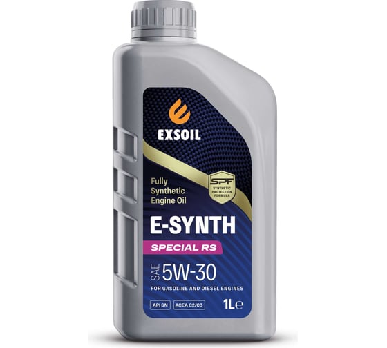 Моторное масло EXSOIL E-SYNTH Special RS SAE 5W-30 1 л 8344-0010 1