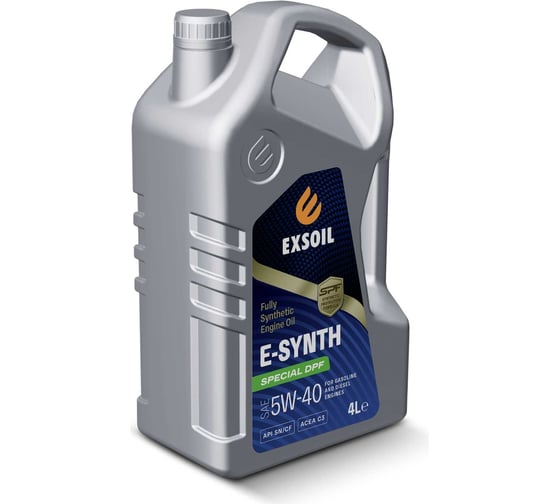 Моторное масло EXSOIL E-SYNTH Special DPF SAE 5W-40 4 л 8440-0040