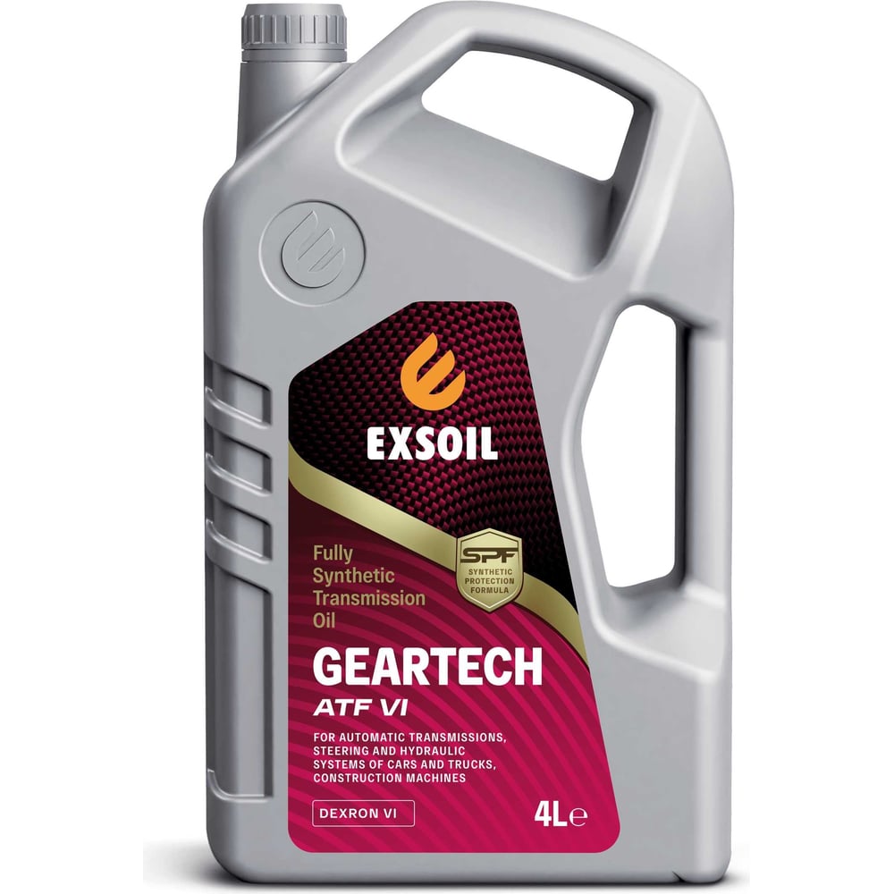 Трансмиссионное масло EXSOIL GEARTECH АТF VI DEXRON VI 4 л 8089-0040