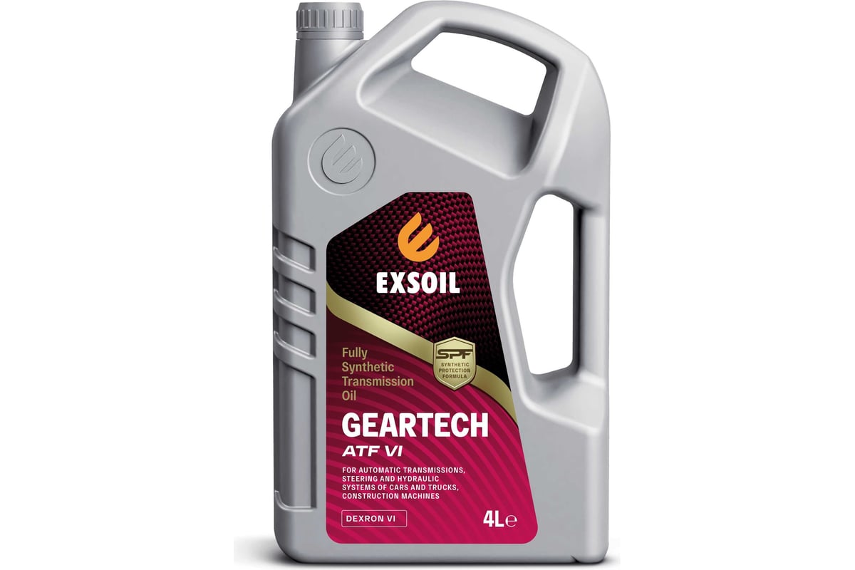 Трансмиссионное масло EXSOIL GEARTECH АТF VI DEXRON VI 4 л 8089-0040