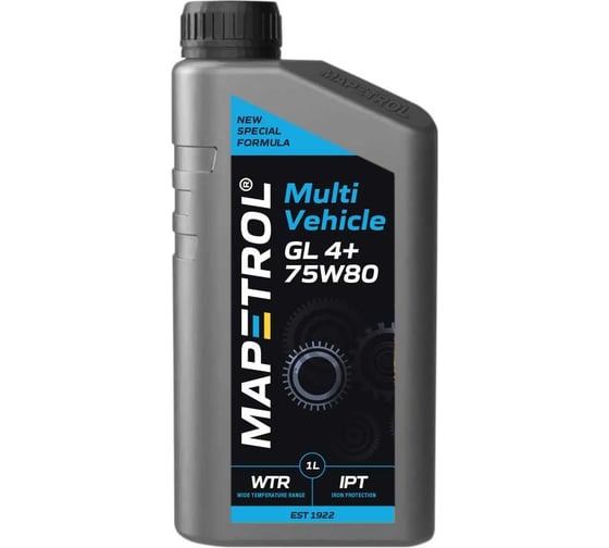 Трансмиссионное масло MAPETROL MULTI VEHICLE GL 4+ 75W-80 1 л MAP0259 1